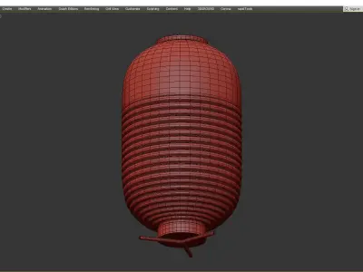 Lantern table by Bomma Low-poly 3D model