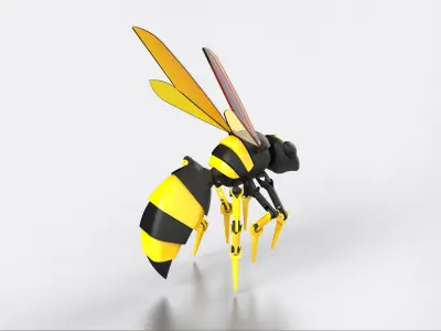 ROBOT INSECT WASP MECHANICAL 3D model