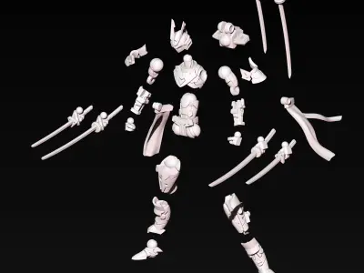 SA-1 Crimson Phantom 3D print model