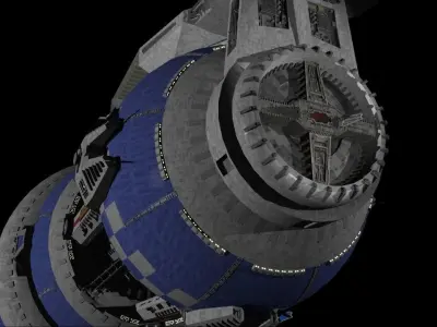 Babylon 5 Spaceship 3D model