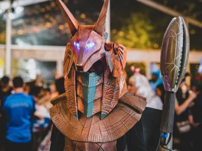 Stargate Jaffa Cosplay Cowl 3D print model 3D print model