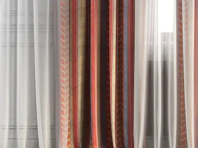 Curtain Set 103 3D model
