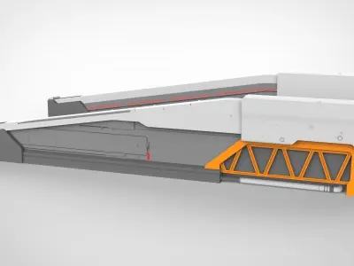 Sci-Fi architecture Elements collection 13 3D model