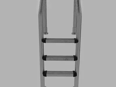 Swimming pool ladder 3D model