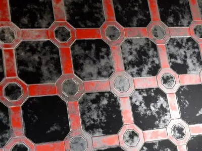 Red Metal Surface PBR Seamless Texture