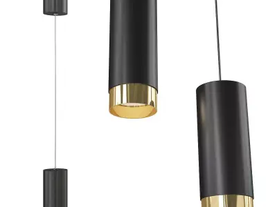 VAN chandelier Low-poly 3D model