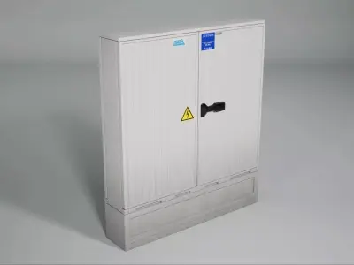 Electrical Distribution Boxes and Stations Pack 3D model