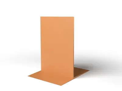 Human Bookend Low Poligonal Low-poly 3D model