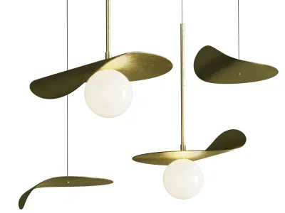 FLOW Pendant lamp By KDLN Low-poly 3D model