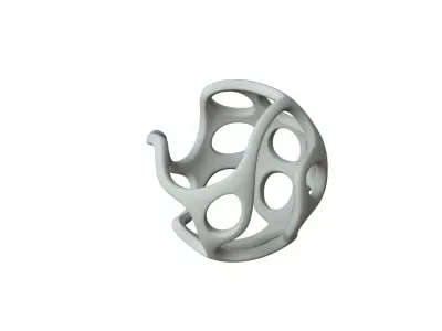 SciFi Cube Object No 37382 Low Poly Shape Texture