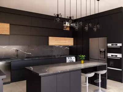 kitchen-modern 3D model