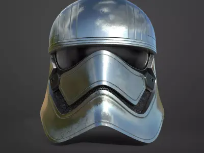 Captain Phasma Helmet STAR WARS 3D print model