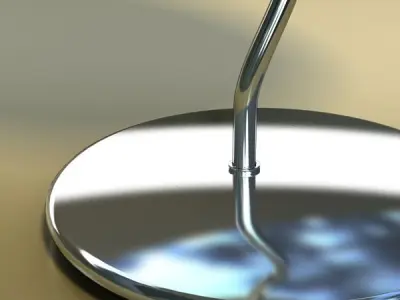 Modern Table Lamp 02 Circle T 28 3D model