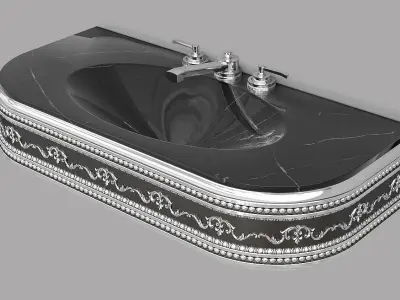 Classic Wash Basin 4 3D model