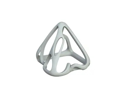 SciFi Cube Object No 59649 Low Poly Shape Low-poly 3D model
