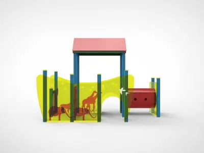 playground equipment 3D model