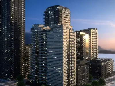 City Block Type B36 3D model