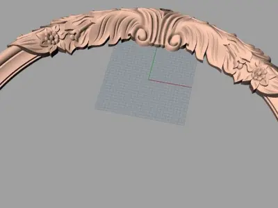 Photo frame 3D relief models STL Files used for CNC Router E629 3D model