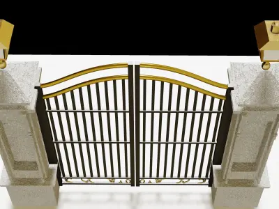 Gate Architectural 3D model