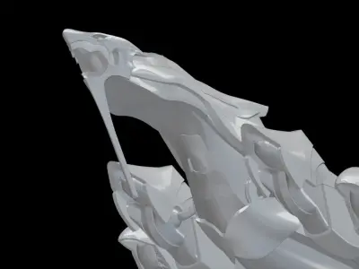 Ragnarok Ship from Final Fantasy VIII 3D print model