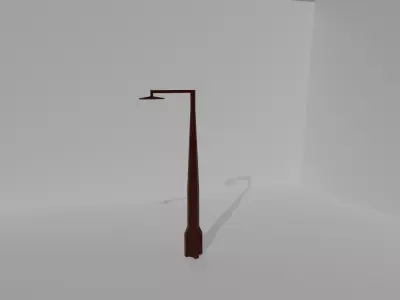 Simple Street Light Low-poly 3D model