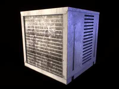 Air Conditioner PBR  Free low-poly 3D model