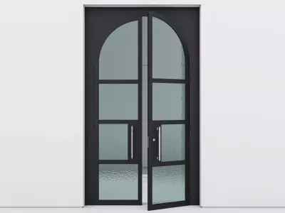 Aluminium door 332 3D model