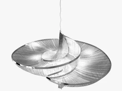 Terzani epoque chandelier 3D model