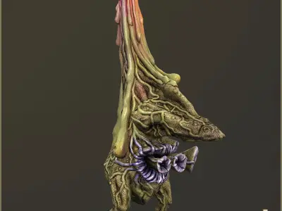 Demon Desperator Low-poly 3D model