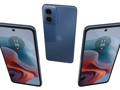 Motorola Moto G34 5G Light Blue 3D model