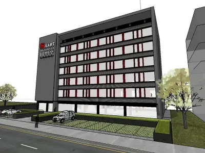 vacation spot-Resort-Fashion Leisure Hotel-0103 3D model