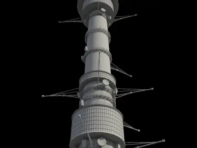 Ostankino Television Tower 3D model