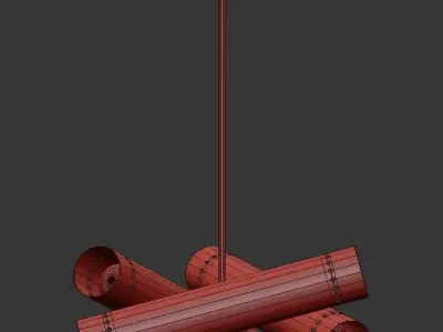Brass Tubular 3D model