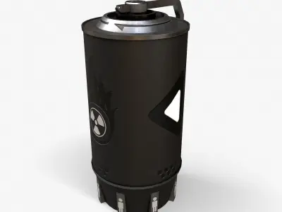 Sci-Fi Bomb  Low-poly 3D model