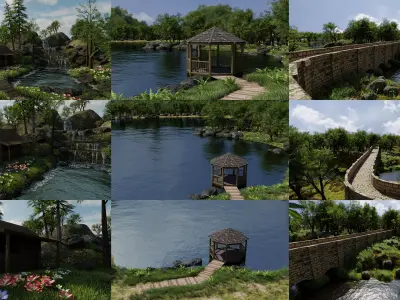 5 Exterior Scene Collection Pack