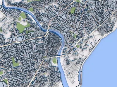 Davao City Philippine 3D model