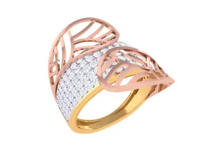  Women Ring MTL 3dm STL OBJ FBX Details 3D print model 20