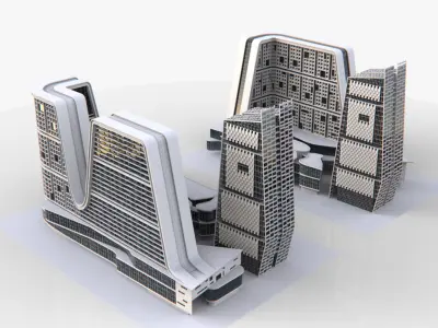 Residences Building 3D model