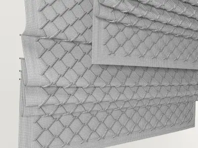 Roman shade s 3D model
