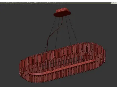 TEAM ROMB LINE Low-poly 3D model