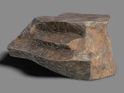Mountain Rock 07 Low-poly 3D model purchase