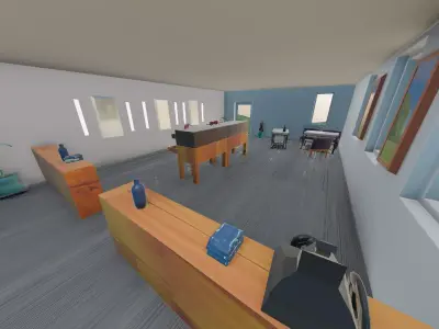 Retail Interior Low-poly 3D model