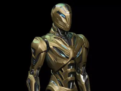 ROBOT ALIEN MECH - RIGGED - ADVANCED EDITION 3D model