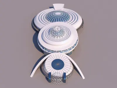 0098 - Organic Building 3D model