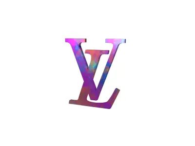 Louis Vuitton Logo v2 008 Free low-poly 3D model