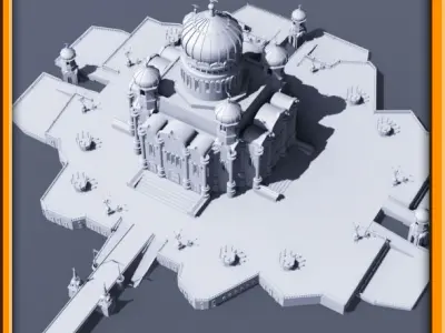 Cathedral of Christ the Saviour  3D model