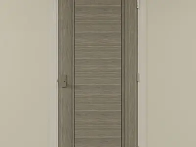 Seattle Interior Door Set Low-poly 3D model