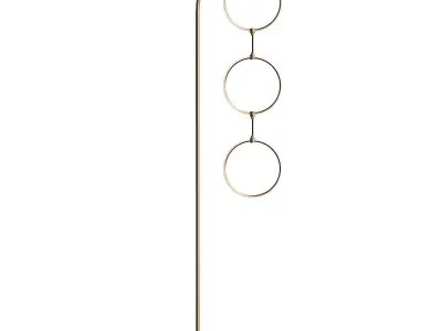 Brightech Nova Modern Dimmable Integrated LED Arc Floor Lamp 3D model