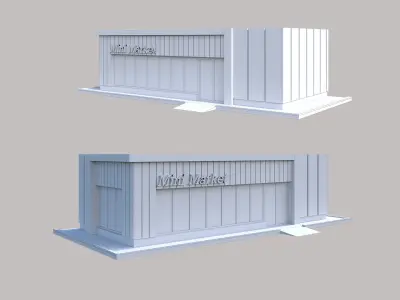 MODERN SHOP 3D model