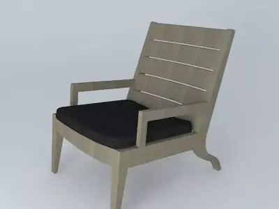 Christian Liaigre Exterior Chair 3D model